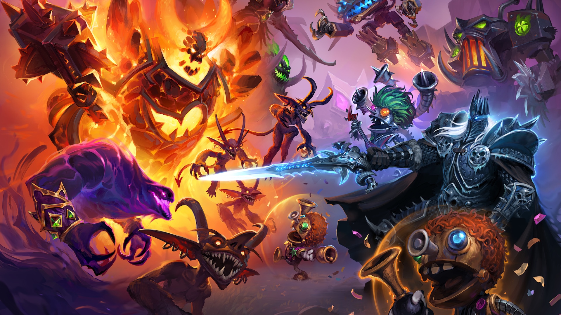 Hearthstone Battlegrounds Cover Art
