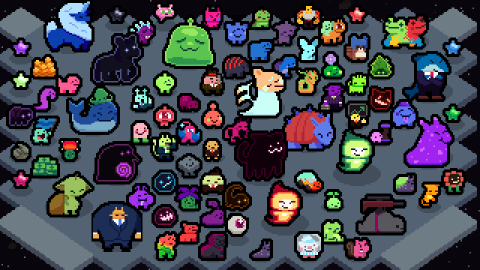 A screenshot of the Collection with all of the goons